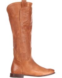 frye paige tall riding boot dark brown