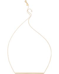 Gorjana Bali Tube Necklace - Gold - Lyst