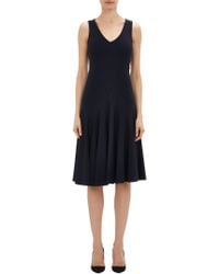 Derek Lam Chevron-Seam Dress - Lyst