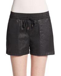 Current/Elliott Coated Track Shorts - Lyst