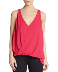Elizabeth And James Tiana Asymmetrical Draped Top - Lyst