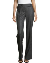 Michael Kors Pleated Wide-Leg Pants - Lyst