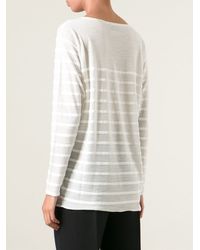 Forte Forte Striped Loose Fit Sweater - Lyst