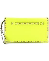 valentino yellow clutch