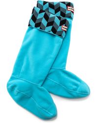Hunter Geometric Dazzle Boot Socks - Lyst
