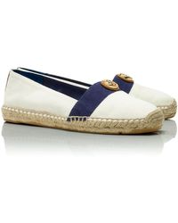 tory burch espadrille white