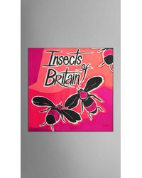 Burberry Brit Insects Of Britain Print Silk Square – Large - Lyst