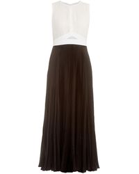 A.L.C. Cornelia Bi-Colour Pleated Dress - Lyst