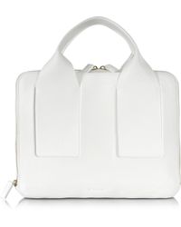 jil sander bag white