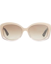 Dior Plastic Rectangle Sunglasses - Lyst