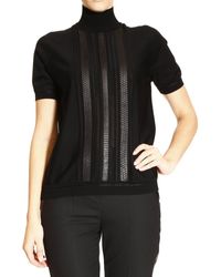 Roberto Cavalli Mezza Manica Lupetto Con Inserti Ayers - Lyst