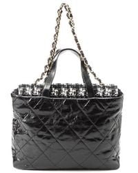 Chanel Pre-Owned Portobello Quilted 2 Way Bag - Lyst