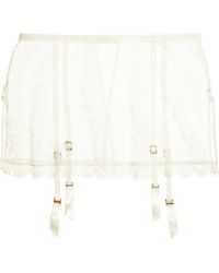 Agent Provocateur Annoushka Lace Suspender Belt - Lyst