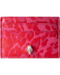 Alexander McQueen Card Holder - Lyst