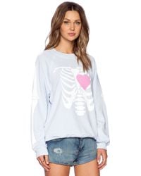 Wildfox My Beating Heart Kims Sweater - Lyst