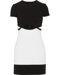 Emilio Pucci Cutout Stretch-Wool Mini Dress - Lyst