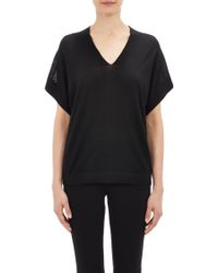 Derek Lam Mesh-Print Back Sweater - Lyst