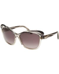 Emilio Pucci Women'S Butterfly Granite And Black Sunglasses - Lyst