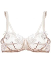 Agent Provocateur Bethanie Embroidered Tulle Underwired Bra - Lyst