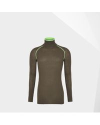 Hunter Neon Detail Polo-Neck Sweater - Lyst