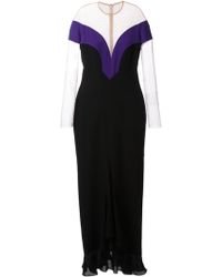Alessandra Rich Tulle Panelled Dress - Lyst