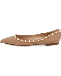 Valentino Rockstud Flat - Lyst