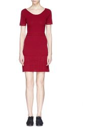 Sandro 'Rosemary' Eyelet Piqué Dress - Lyst