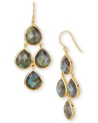 Argento Vivo Labradorite Drop Earrings - Lyst