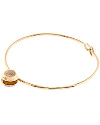 Aurelie Bidermann Diamond & Yellow-Gold Bracelet - Lyst