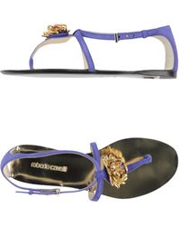 roberto cavalli flats
