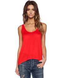 Enza Costa Scoop Tank - Lyst