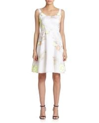 Honor Floral Silk Dress - Lyst