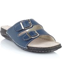 Dash Strap Buckle Mule - Lyst