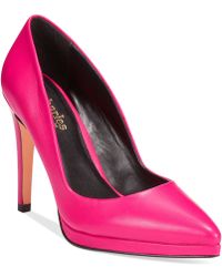 Charles By Charles David Plateau Platform Pumps - Lyst
