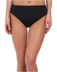 Badgley Mischka Solid High Waist Brief - Lyst