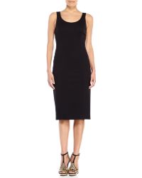 Jason Wu Black Corset Ponte Dress - Lyst