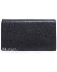 Chanel Pre-Owned Black Caviar Cc Bifold Wallet - Lyst