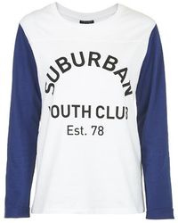 Topshop Suburban Youth Club Raglan Top - Lyst