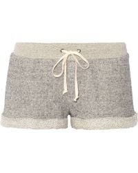 Enza Costa Cotton French Terry Shorts - Lyst