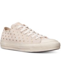 Converse Women'S Chuck Taylor Ox Printed Suede Casual Shoes From Finish Line - Lyst