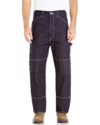 Junya Watanabe Dark Wash Straight Leg Jeans - Lyst