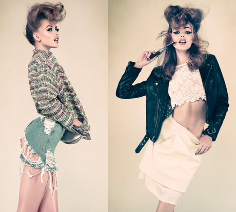 Frida Gustavsson by Andreas Sjodin for Elle Sweden