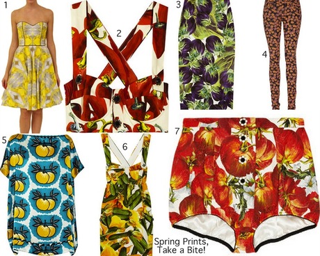 Spring Prints, Take a Bite...