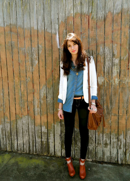 Black, White, and Denim