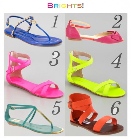 Spring 2012 Fashion Must Have: Colored Sandals!