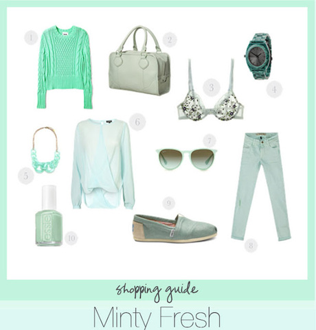 Minty Fresh - { A Spring Shopping Guide }