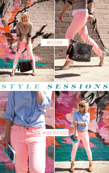 Style Sessions: Pink Jeans, Two Ways