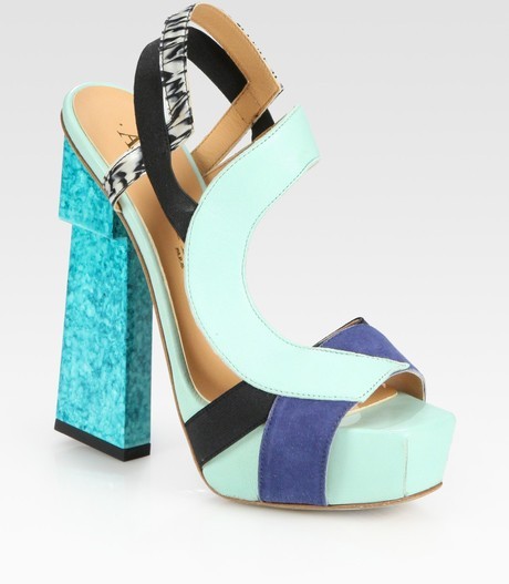Shoe of the moment: colour block sandals by Aperlai