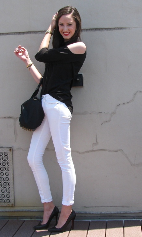 black and white