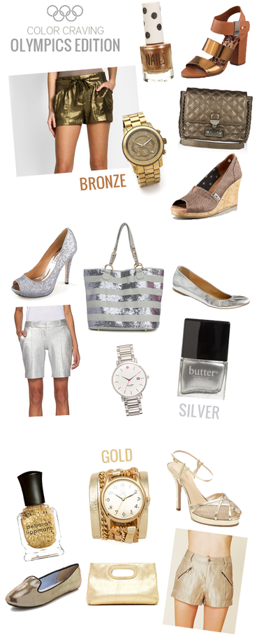 Color Craving: Bronze, Silver & Gold